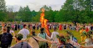 Праздник «Купалье» в Озерце («У нас сягоння Купалачка»)